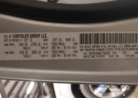 2013 Dodge Journey American Value Pkg z USA, uszkodzony, nr VIN 3C4PDCAB0DT556287